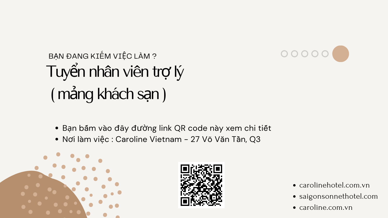 Nhân Viên Trợ Lý mảng khách sạn