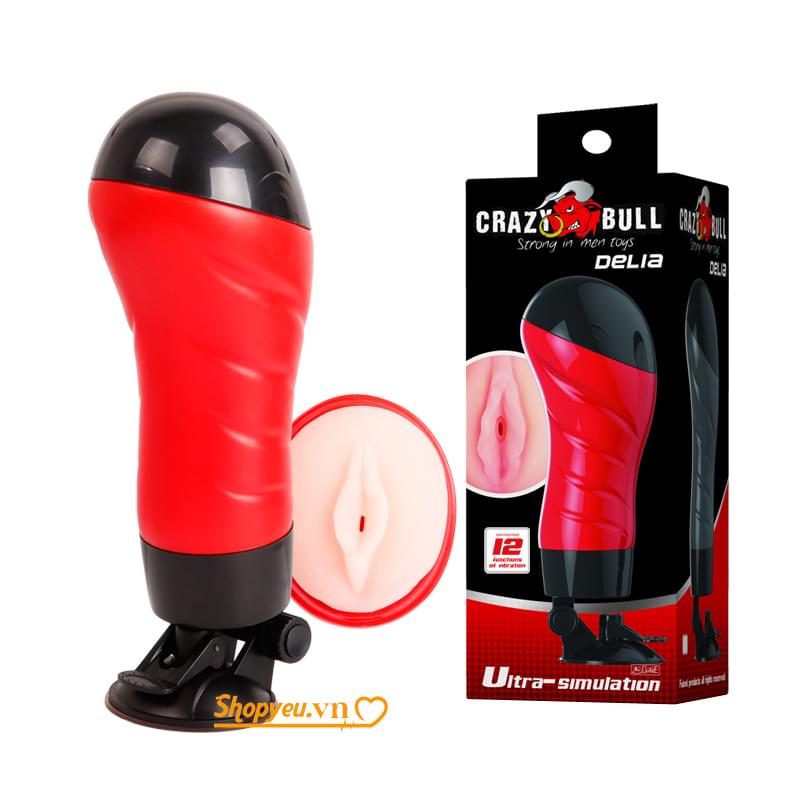 Âm đạo giả gắn tường Crazy Bull Delia