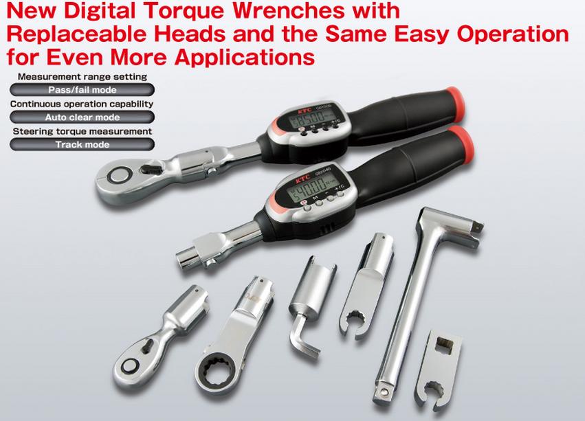 Dòng sản phẩm cờ lê lực điện tử của KTC