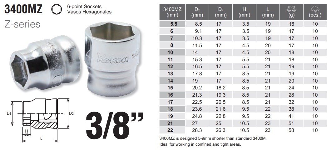 Koken 3400MZ, Koken Z-series 3400MZ, 3400MZ Koken