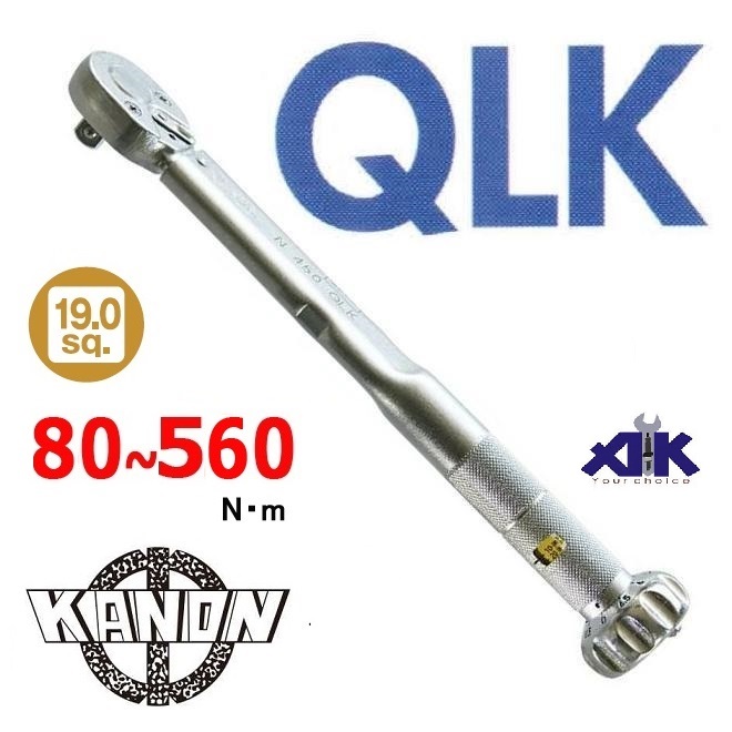 Cần xiết lực N560QLK, cần xiết lực đặt lực trước, dải lực 80-560Nm