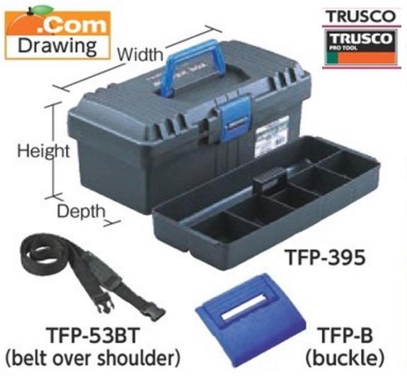 Hộp đựng dụng cụ, Trusco TFP-350, TFP-450, hộp nhựa đựng đồ 