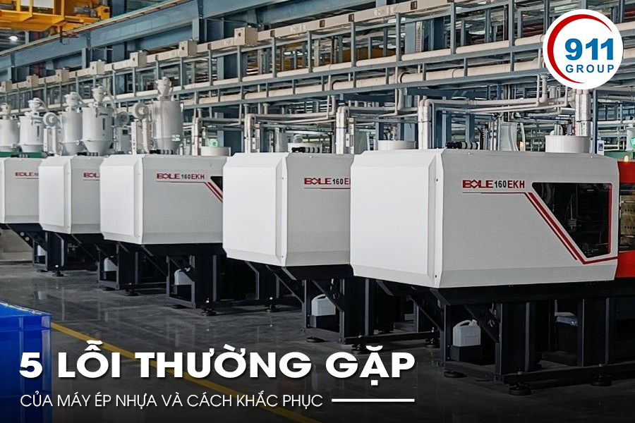 5 lỗi thường gặp của máy ép nhựa và cách khắc phục