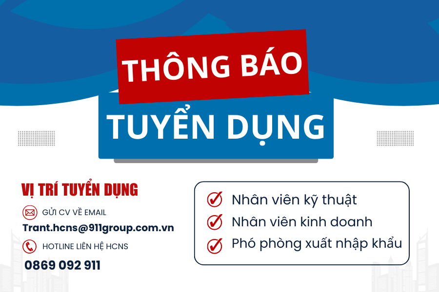 [TUYỂN DỤNG] NHÂN VIÊN KỸ THUẬT, KINH DOANH & PHÓ PHÒNG