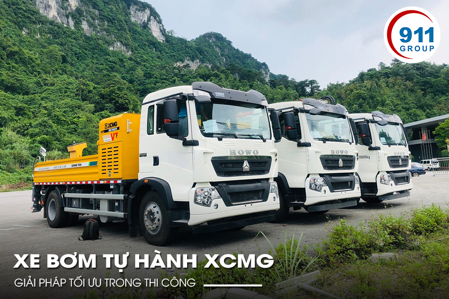 Xe Bơm Tự Hành XCMG Giải Pháp Tối Ưu Trong Thi Công