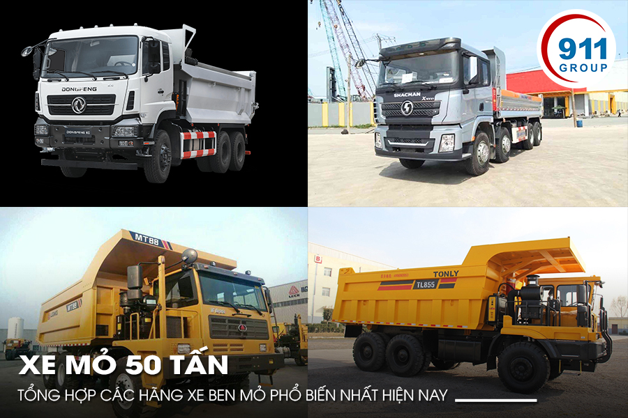 Xe Mỏ 50 Tấn – Tổng Hợp Các Hãng Xe Ben Mỏ Phổ Biến Nhất Hiện Nay