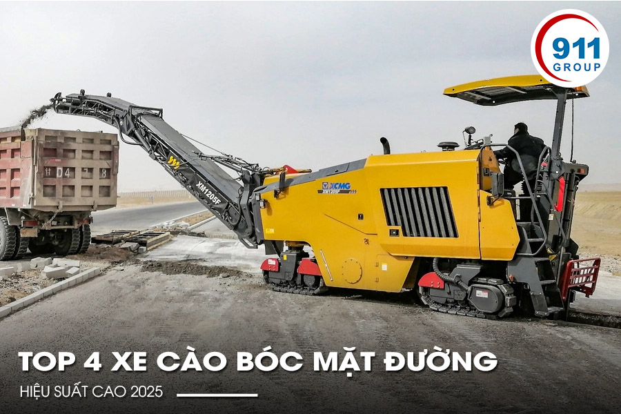 Top 4 Xe Cào Bóc Mặt Đường Hiệu Suất Cao 2025