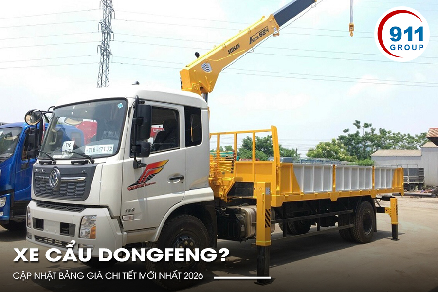Xe Cẩu Dongfeng? Cập Nhật Bảng Giá Chi Tiết Mới Nhất 2026