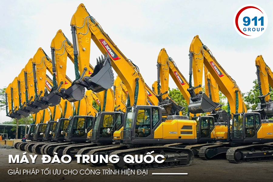 Máy Đào Trung Quốc  Giải Pháp Tối Ưu Cho Công Trình Hiện Đại