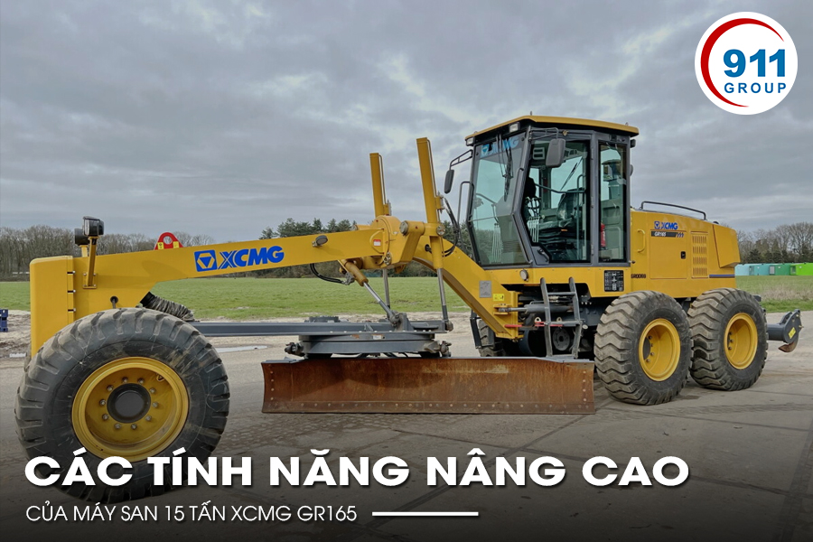 Các tính năng nâng cao của Máy san 15 tấn XCMG GR165