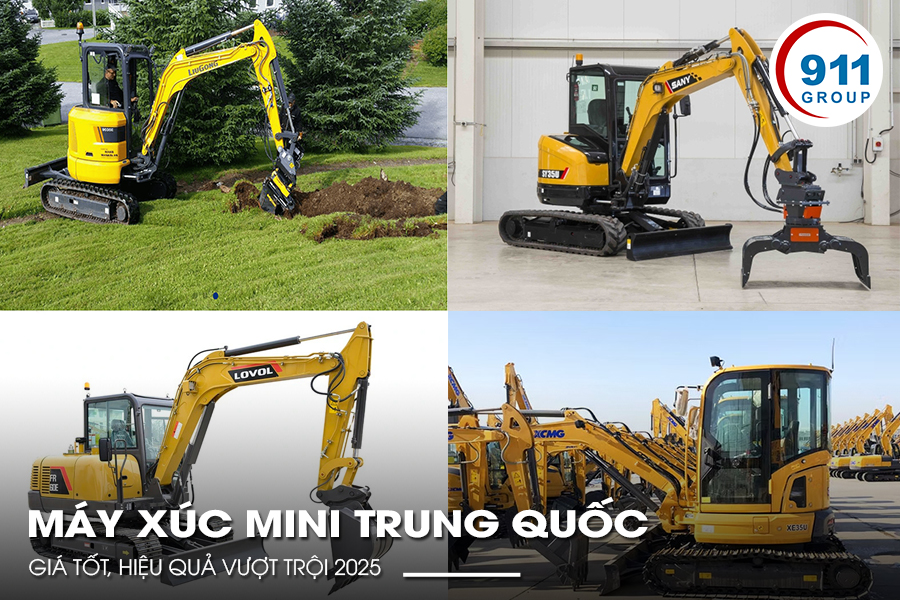 Máy Xúc Mini Trung Quốc Giá Tốt, Hiệu Quả Vượt Trội 2025