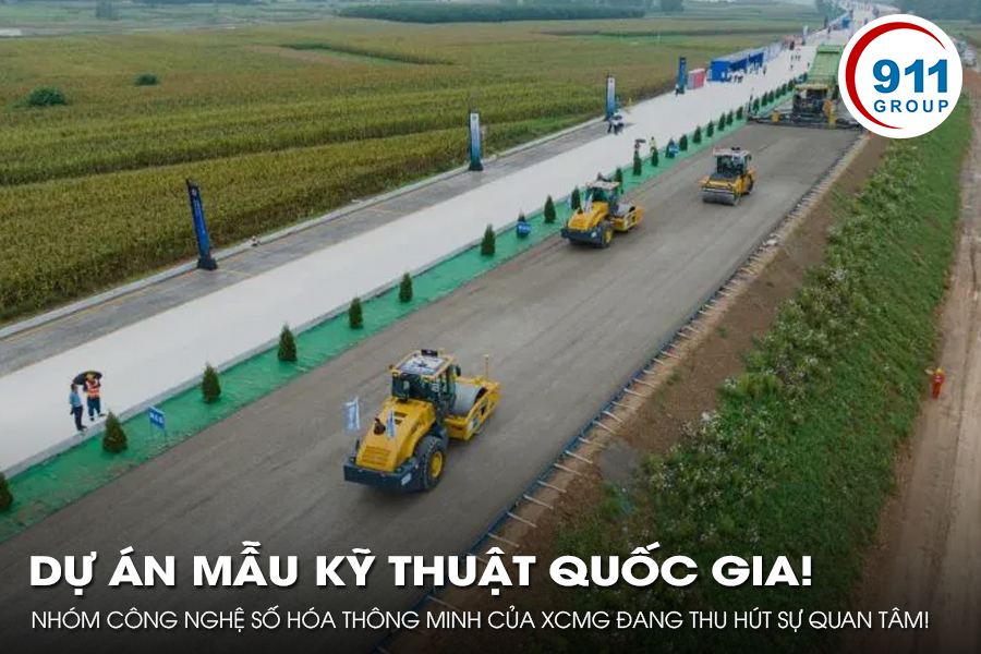 Dự án mẫu Kỹ thuật Quốc gia! Nhóm công nghệ số hóa thông minh của XCMG đang thu hút sự quan tâm!