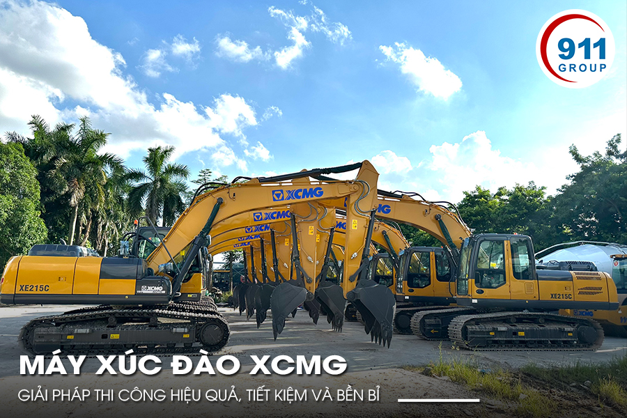 Máy Xúc Đào XCMG Giải Pháp Thi Công Hiệu Quả, Tiết Kiệm Và Bền Bỉ