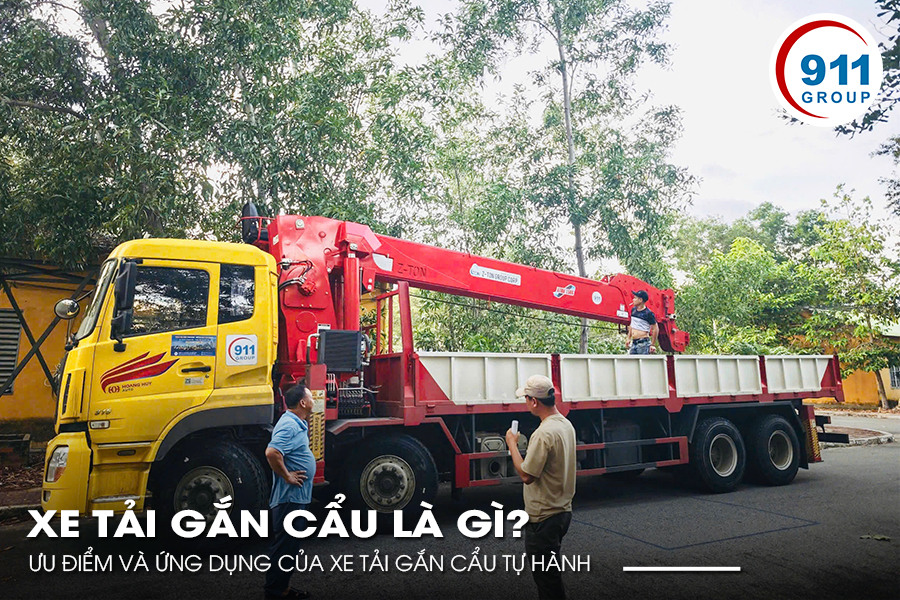 Xe Tải Gắn Cẩu Là Gì? Ưu Điểm Và Ứng Dụng Của Xe Tải Gắn Cẩu Tự Hành