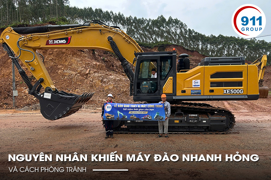 Nguyên Nhân Khiến Máy Đào Nhanh Hỏng Và Cách Phòng Tránh