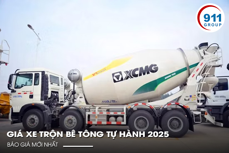 Giá Xe Trộn Bê Tông Tự Hành 2025 Báo Giá Mới Nhất
