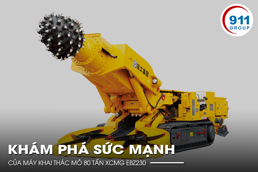 Khám phá sức mạnh của máy khai thác mỏ 80 Tấn XCMG EBZ230