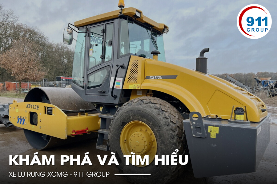 Khám phá và tìm hiểu xe lu rung XCMG - 911 Group
