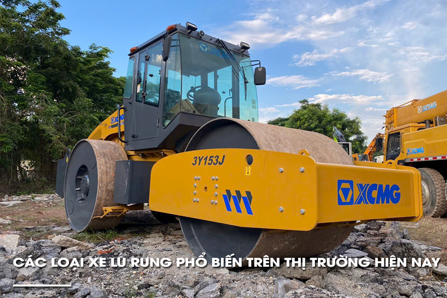 Các loại xe lu rung phổ biến trên thị trường hiện nay