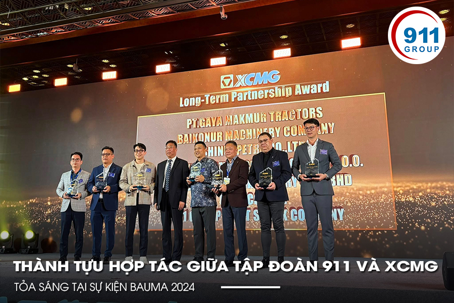 Thành tựu hợp tác giữa Tập đoàn 911 và XCMG tỏa sáng tại sự kiện BAUMA 2024