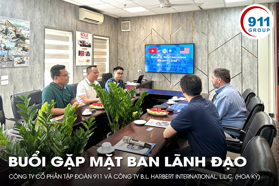 Buổi gặp mặt Ban lãnh đạo giữa Công ty Cổ phần Tập đoàn 911 và Công ty B.L. Harbert International, L.L.C. (Hoa Kỳ)