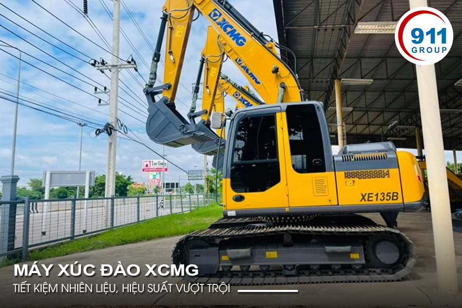 Máy Xúc Đào XCMG – Tiết Kiệm Nhiên Liệu, Hiệu Suất Vượt Trội