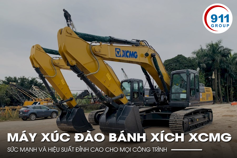 Máy Xúc Đào Bánh Xích XCMG: Sức Mạnh Và Hiệu Suất Đỉnh Cao Cho Mọi Công Trình