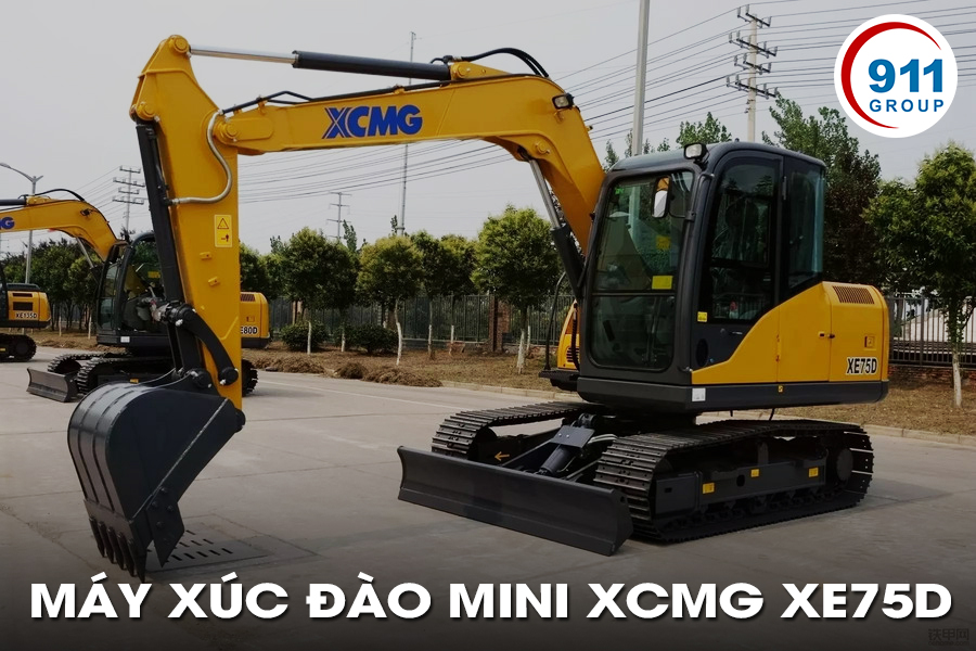 Máy xúc đào mini XCMG XE75D