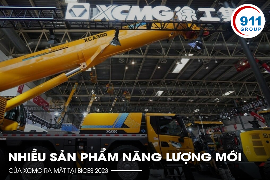 Nhiều sản phẩm năng lượng mới của XCMG ra mắt tại BICES 2023