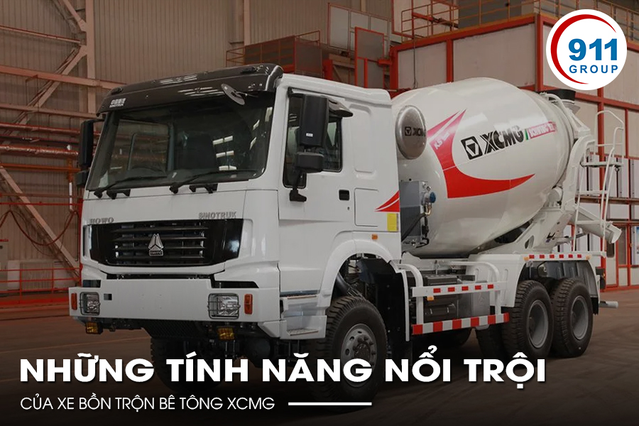 Những tính năng nổi trội của xe bồn trộn bê tông XCMG