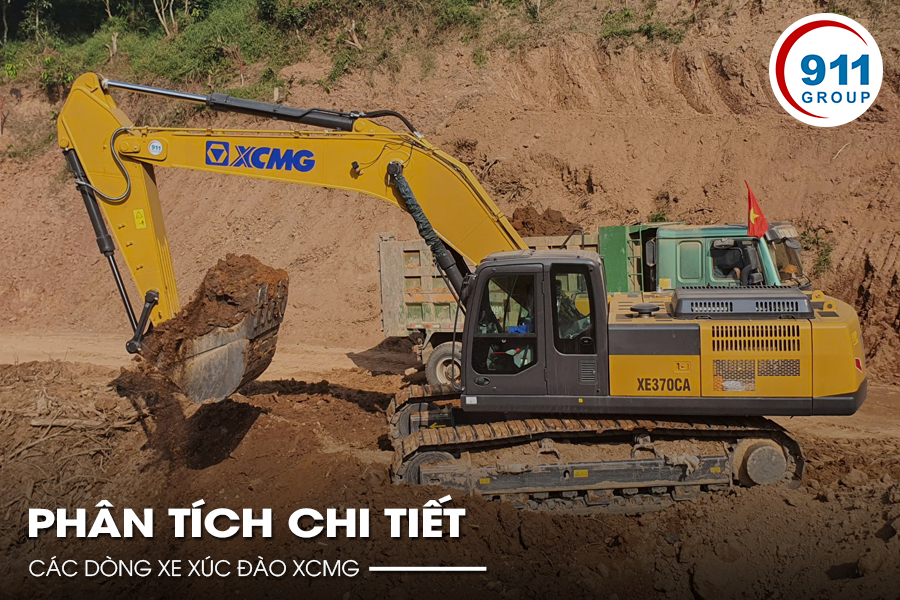 Phân tích chi tiết các dòng Xe xúc đào XCMG