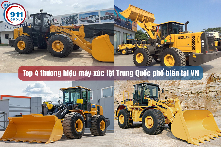 TOP 4 thương hiệu máy xúc lật Trung Quốc - Ưu nhược điểm