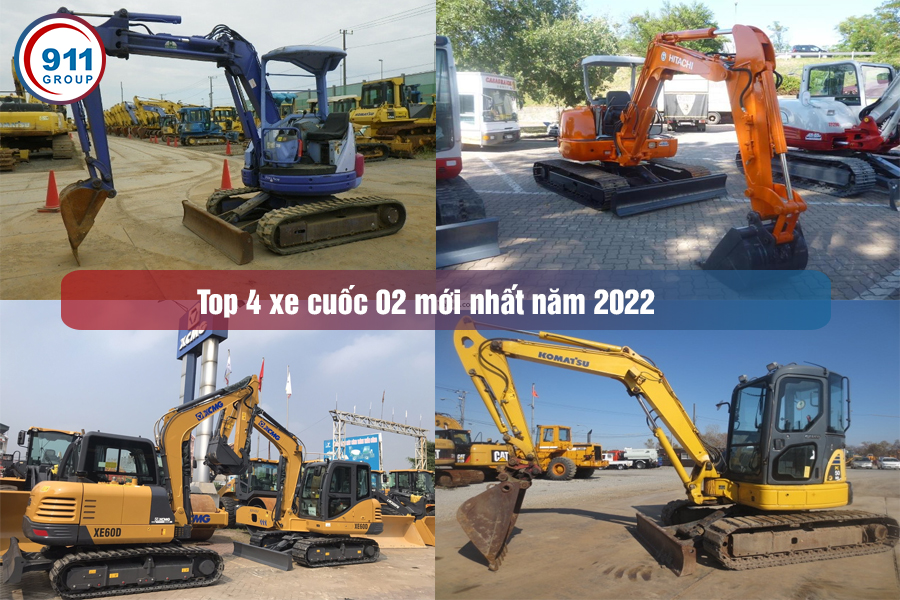 Top 4 xe cuốc 02 mới nhất năm 2022