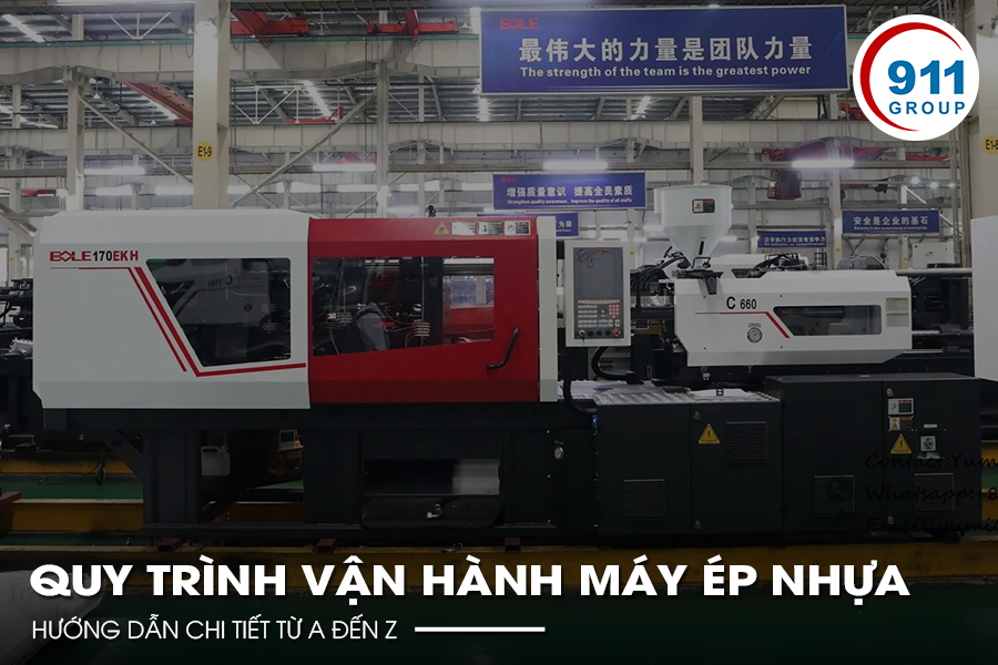 Quy trình vận hành máy ép nhựa: Hướng dẫn chi tiết từ A đến Z