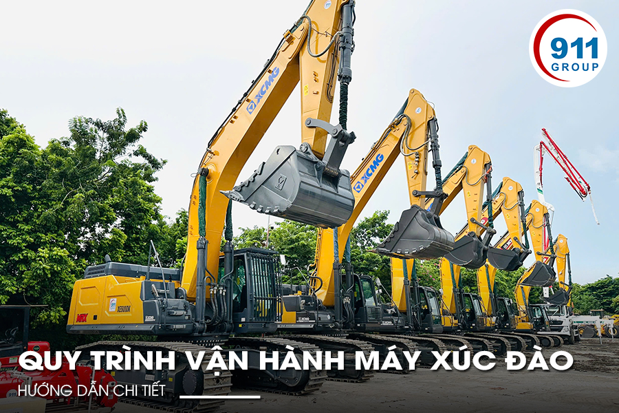 Quy Trình Vận Hành Máy Xúc Đào Hướng Dẫn Chi Tiết