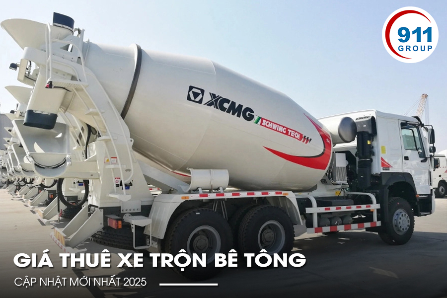 Giá Thuê Xe Trộn Bê Tông Cập Nhật Mới Nhất 2025