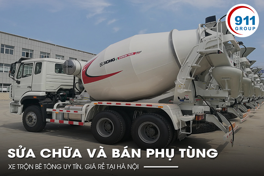 Sửa chữa và bán phụ tùng xe trộn bê tông uy tín, giá rẻ tại Hà Nội