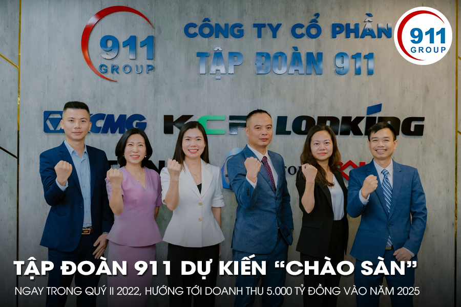 Tập đoàn 911 dự kiến “chào sàn” ngay trong quý II/2022, hướng tới doanh thu 5.000 tỷ đồng vào năm 2025