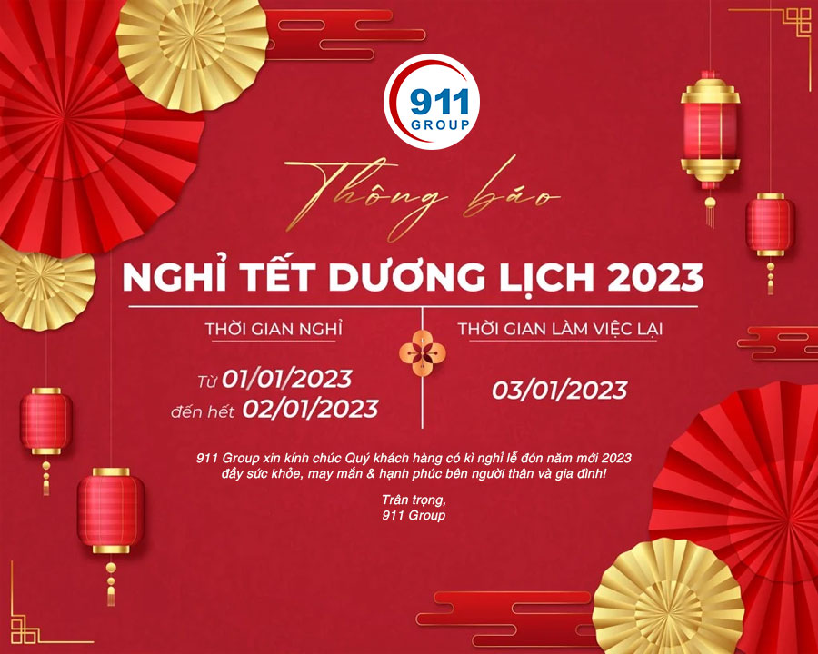 Thông báo nghỉ Tết Dương Lịch năm 2023