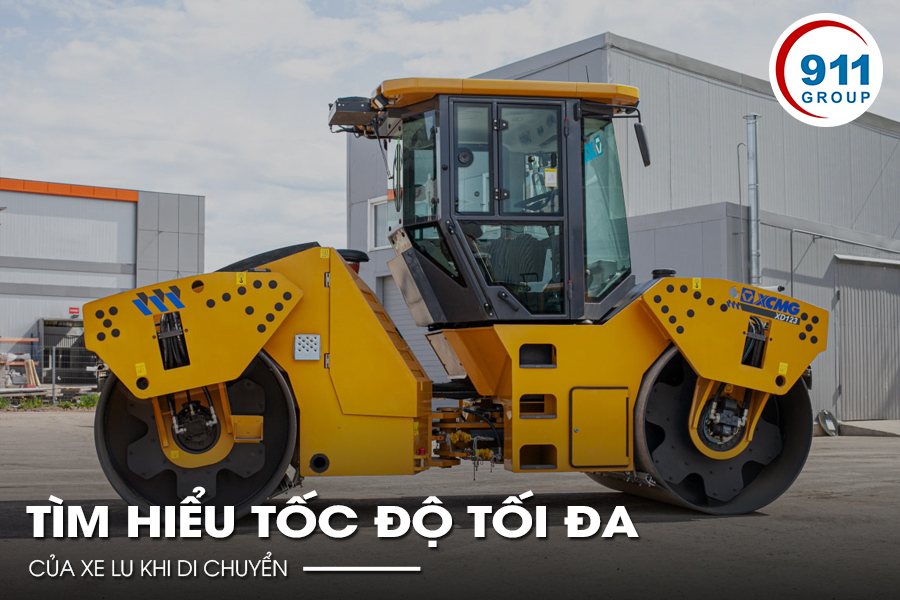 Tìm hiểu tốc độ tối đa của xe lu khi di chuyển