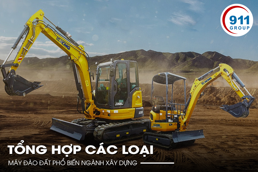 Tổng hợp các loại máy đào đất phổ biến ngành xây dựng