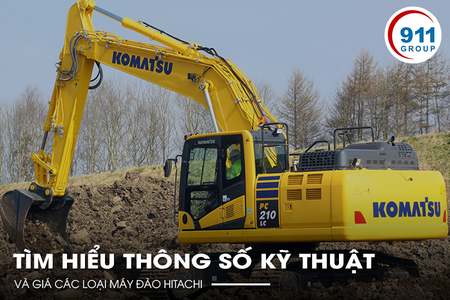 Tổng hợp các loại máy xúc Komatsu sử dụng nhiều nhất tại Việt Nam