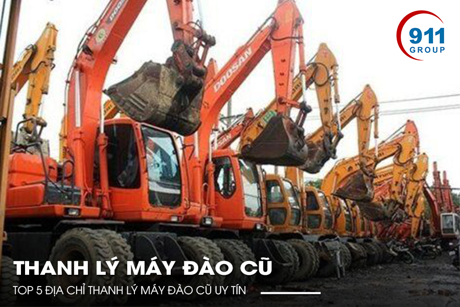 Thanh Lý Máy Đào Cũ Top 5 Địa Chỉ Thanh Lý Máy Đào Cũ Uy Tín