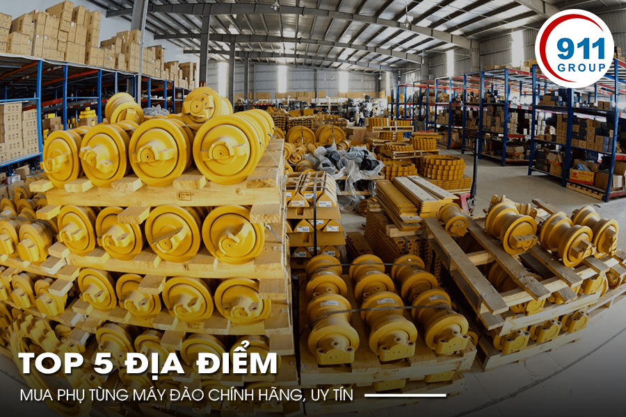 Top 5 địa điểm mua phụ tùng máy đào chính hãng, uy tín