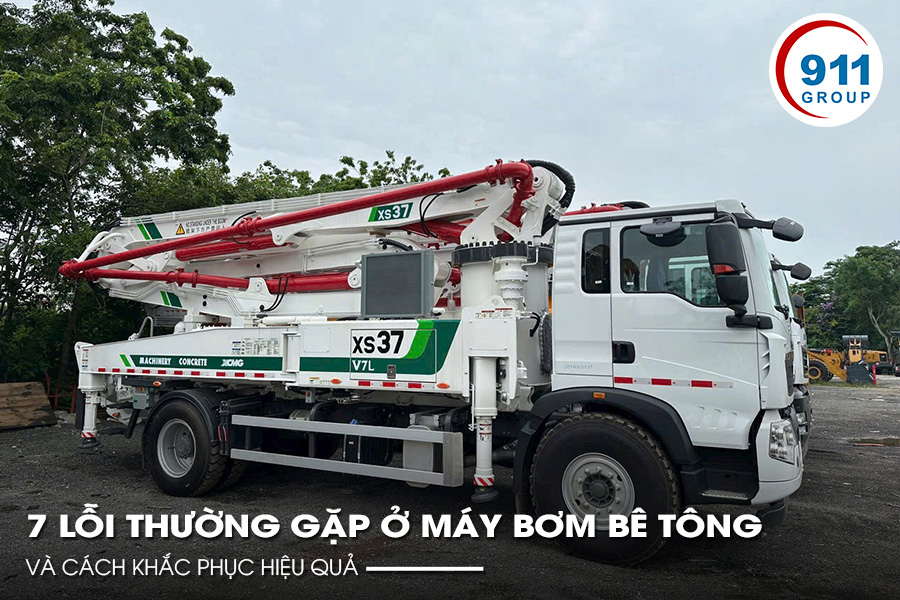 7 Lỗi Thường Gặp Ở Máy Bơm Bê Tông Và Cách Khắc Phục Hiệu Quả