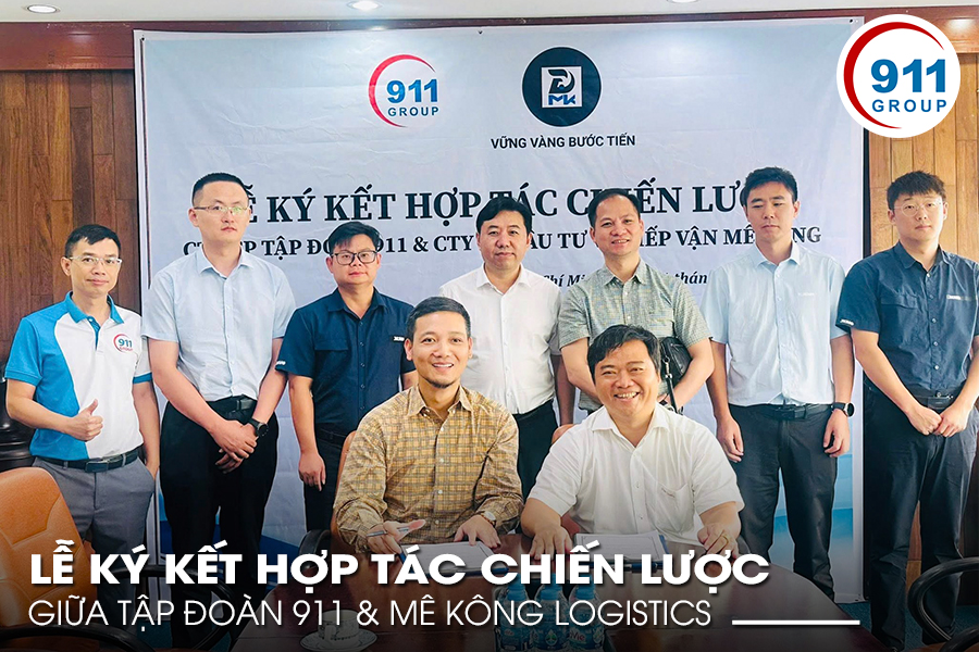Lễ Ký Kết Hợp Tác Chiến Lược Giữa Tập Đoàn 911 & Mê Kông Logistics