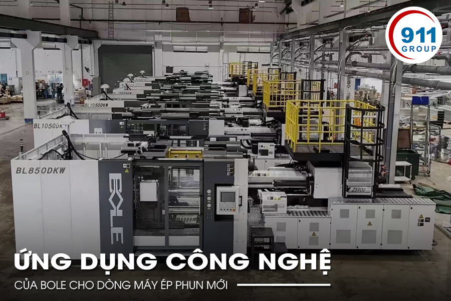 Ứng dụng công nghệ của Bole cho dòng máy ép phun mới