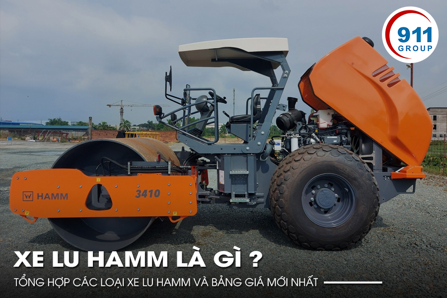 Xe lu hamm là gì? Tổng hợp các loại xe lu hamm và bảng giá mới nhất