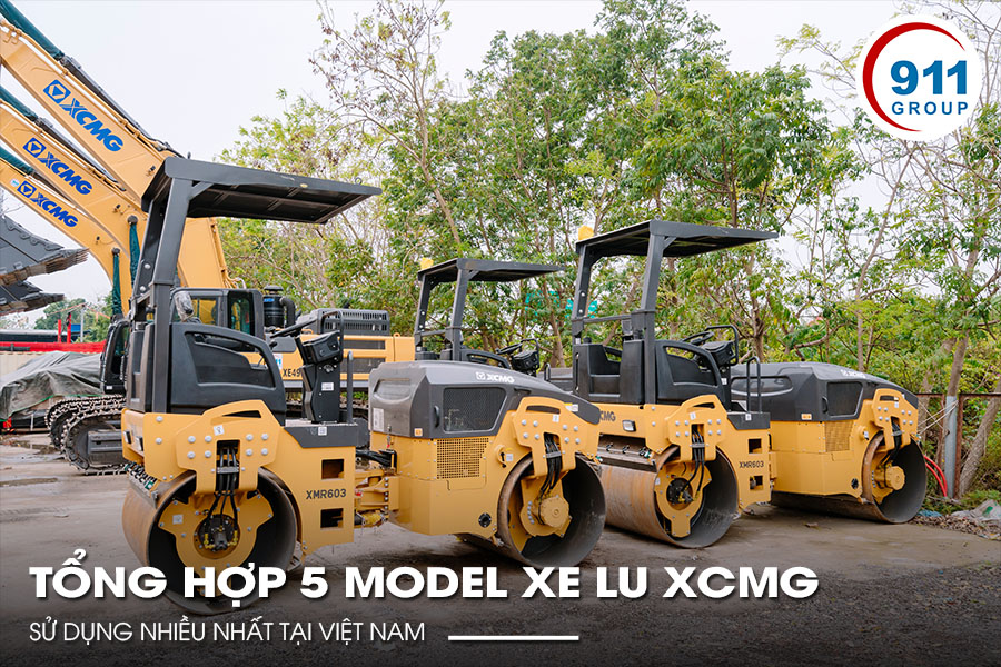 Tổng hợp 5 model xe lu XCMG sử dụng nhiều nhất tại Việt Nam