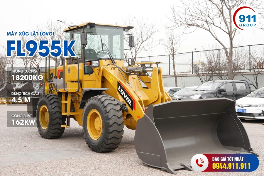 máy xúc lật Lovol FL955K